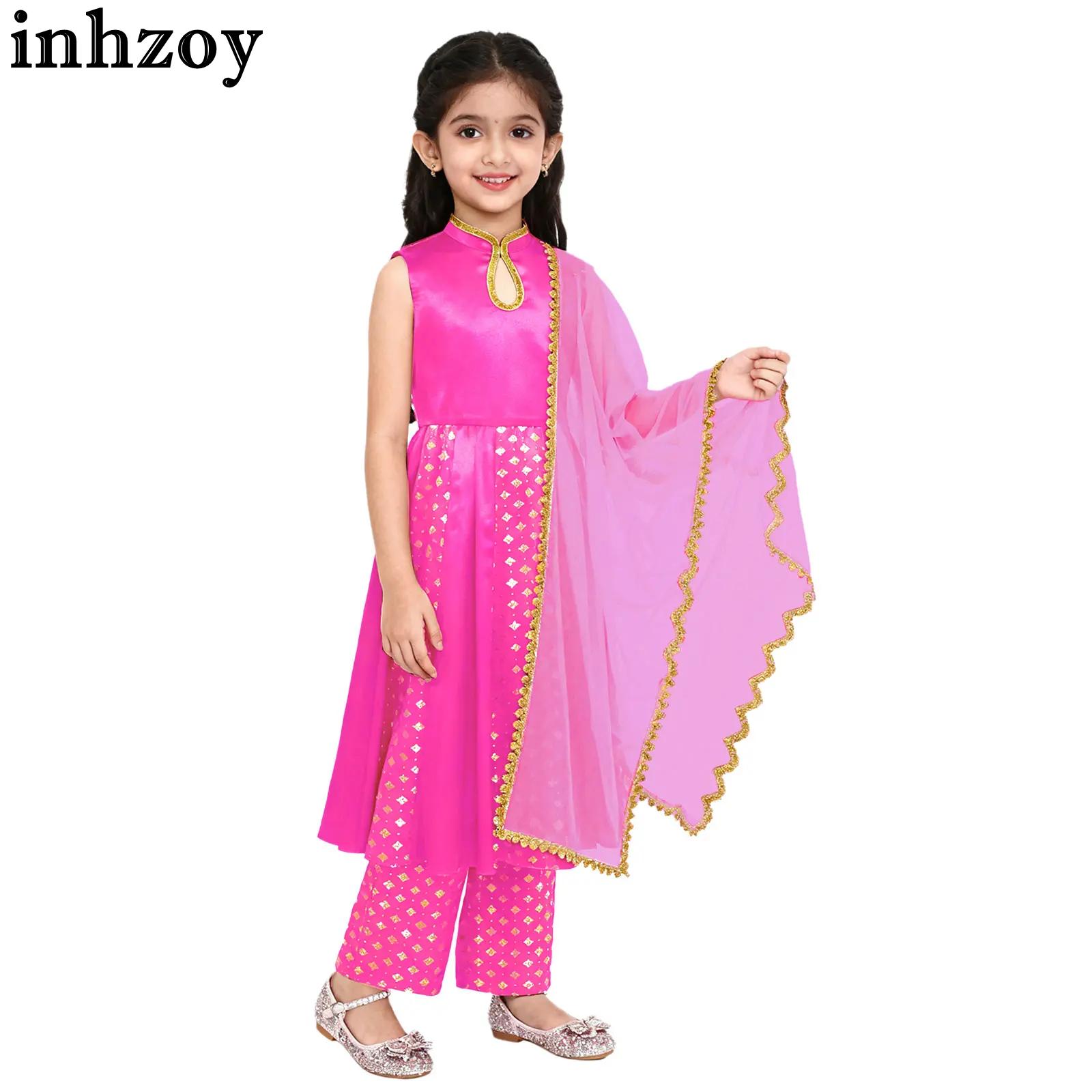 Fashion Ethnic Indian Clothing - Детский индийский этнический костюм Salwar для