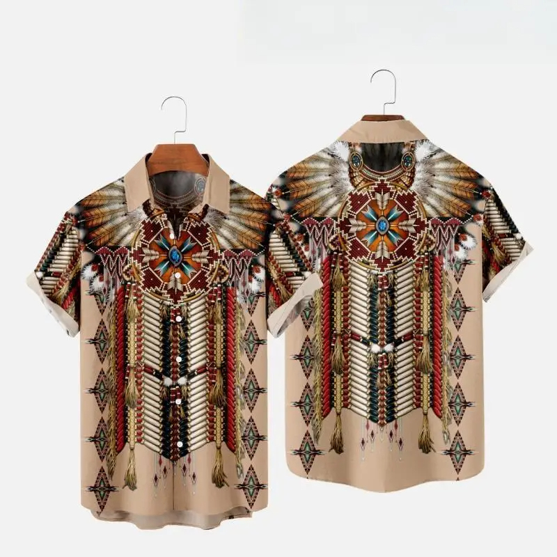 Fashion Ethnic Indian Clothing - Пляжные рубашки в индийском этническом стиле