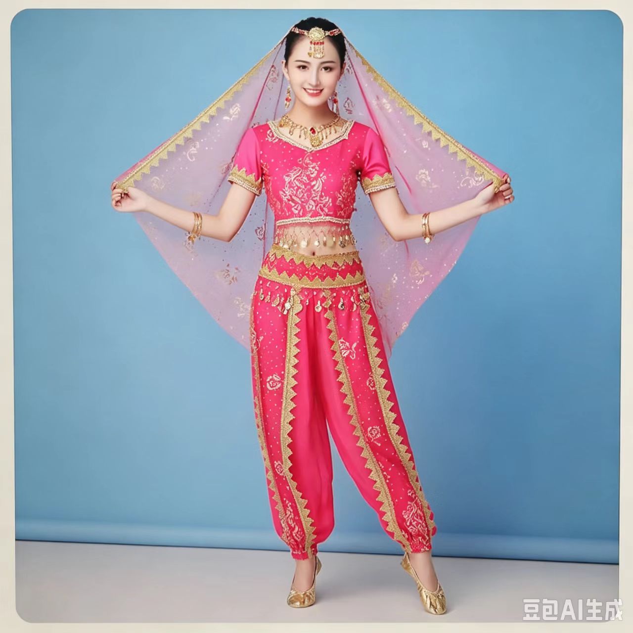 Индийский этнический танцеваль – обзор и цена Salwar Kameez Set