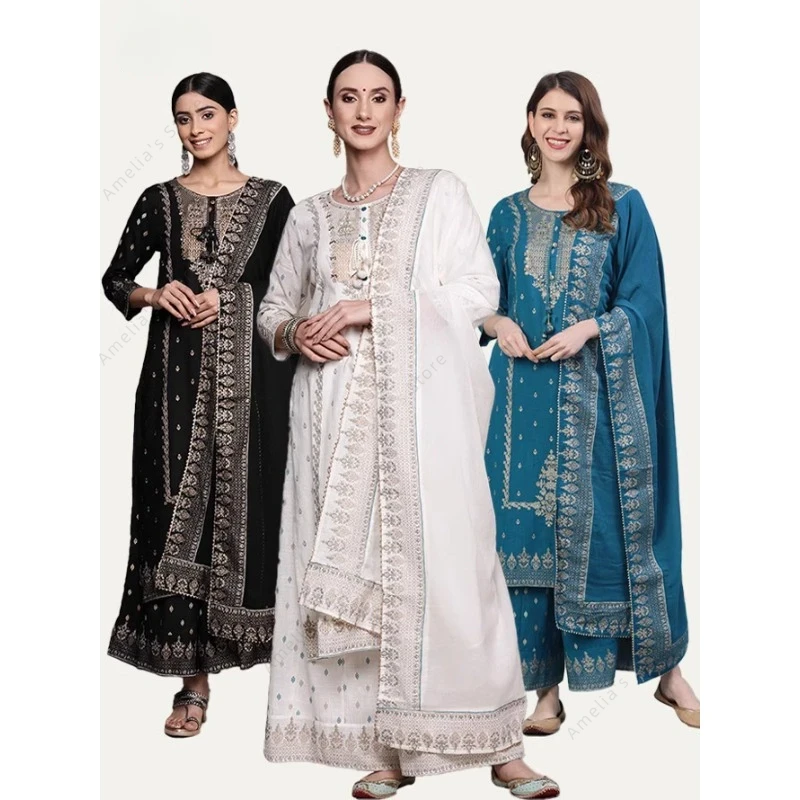 Индийский женский костюм пандж – обзор и цена Salwar Kameez Set